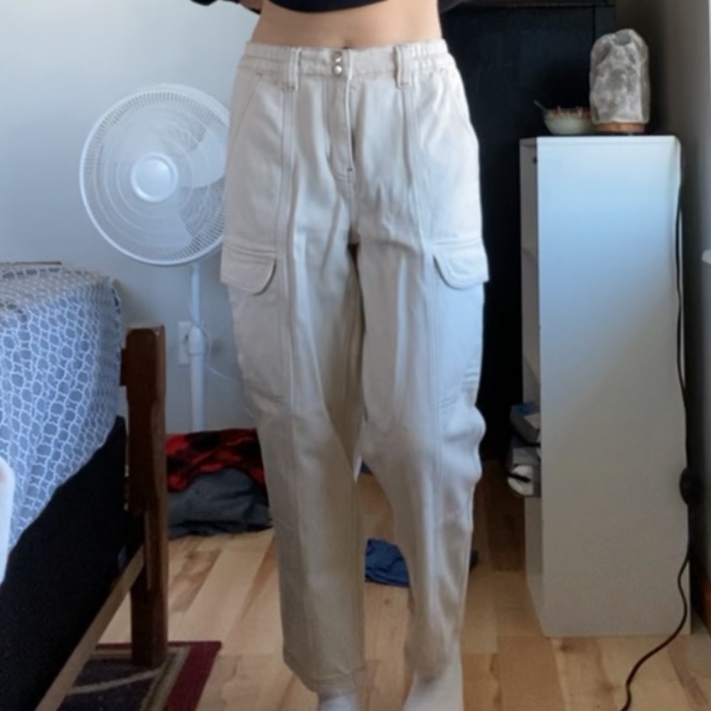 PacSun Womens Bone Utility Cargo Pants